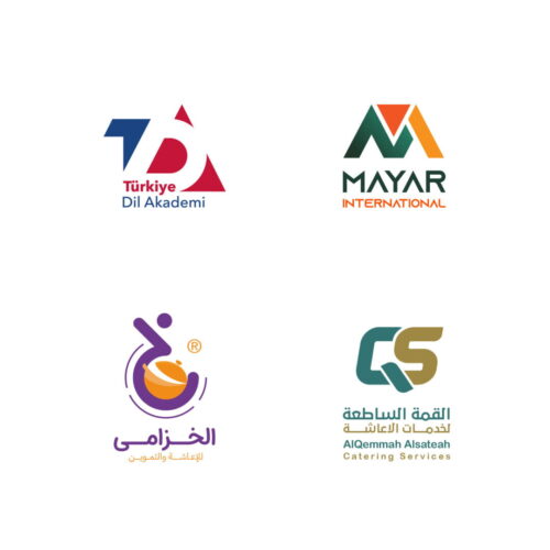 ⁦تصميم شعار حرفي - مكون من أحرف  | نموذجين للاختيار⁩ - الصورة ⁦4⁩